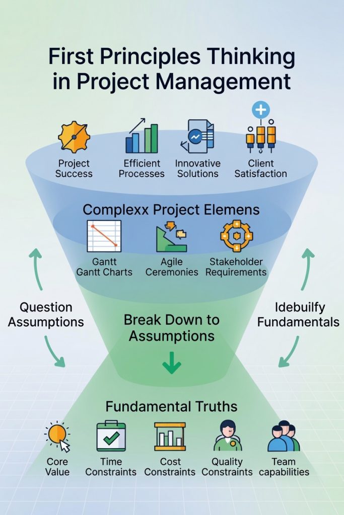 First Principles Thinking in Project Management 1 First Principles Thinking in Project Management 1