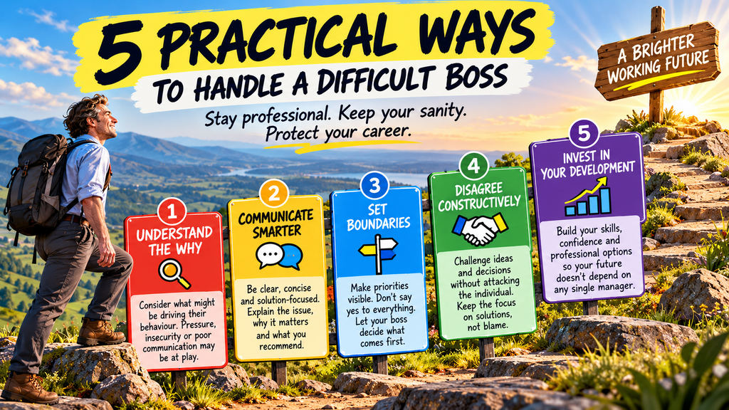 How to Deal with a Difficult Boss Without Damaging Your Career 2 5 Practical ways to handle a difficult boss